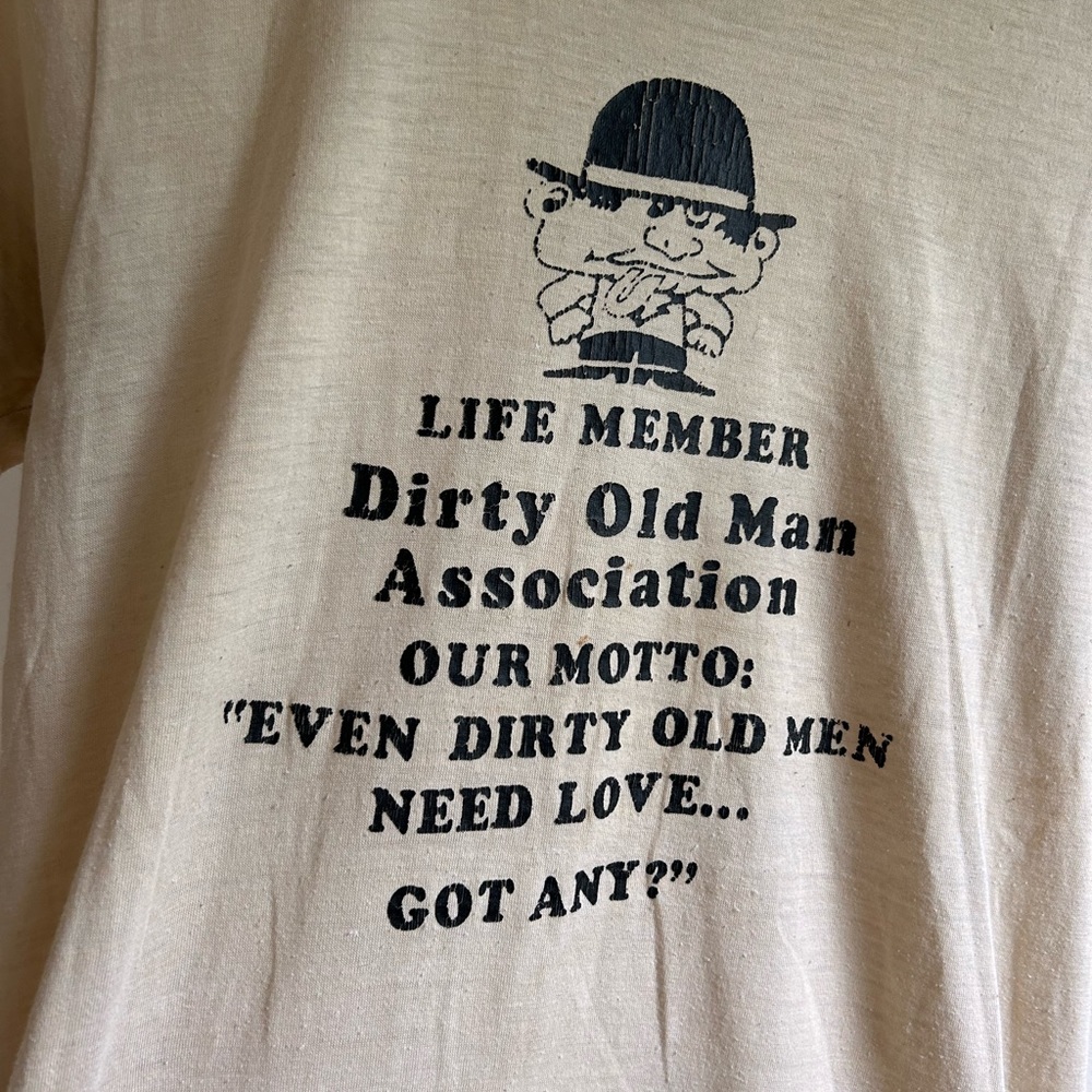 Vintage Dirty Old men T shirt